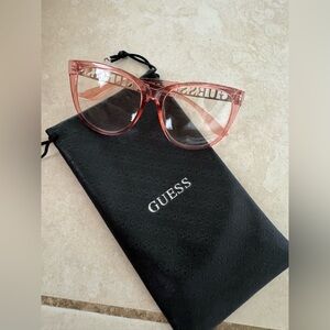 Guess glasses. You can turn them into glasses or glasses.